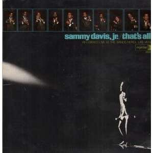  THATS ALL LP (VINYL) UK REPRISE 1967: SAMMY DAVIS JR 