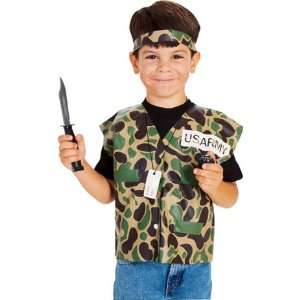  Boys Dress Up Soldier Set Costume: Toys & Games