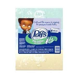  Puffs Plus Lotion Facial Tissues, 6 Decorative Boxes 