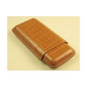    Torent Leather Cigar Case   Holds Three Cigars: Sports & Outdoors