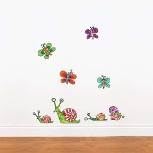  Snails (mini) Wall Decal Color print