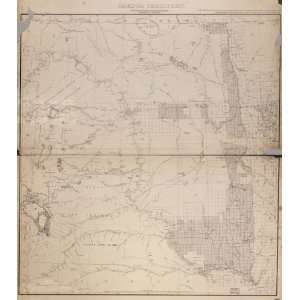  Civil War Map Dakota Territory / prepared by order of Brig 