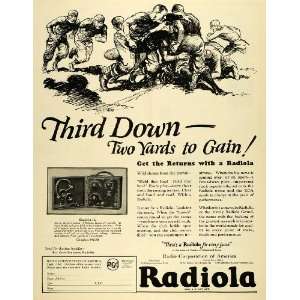  1923 Ad Radiola Radio Corporation America Broadway 