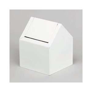 RUBBERMAID COMMERCIAL PRODUCTS Sanitary Napkin Receptacle, White 
