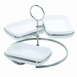  Zenith Products 8603SS Small Spaces Tray Trio, Chrome and 