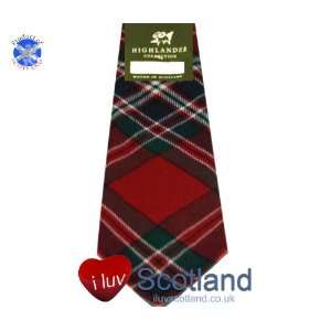 Macfarlane Clan Tartan (modern) Gents Neck Tie   Pure Wool 