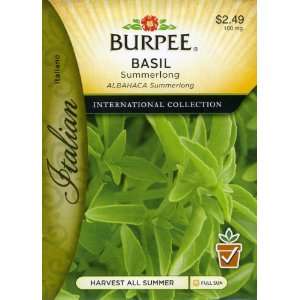  Burpee 69678 Italian   Herb Basil, Summerlong Seed Packet 