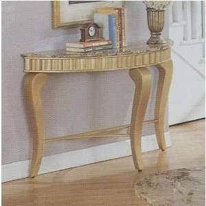  Neo Classic Console Sofa Table in gold marble solid 