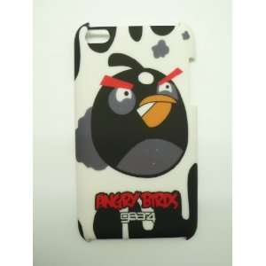  Angry Birds black bird hard case for ipod touch 4g 4 Cell 