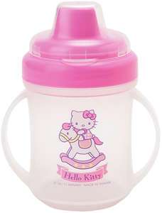 NEW SANRIO HELLO KITTY TODDLER DOUBLE HANDLED SIPPY CUP  