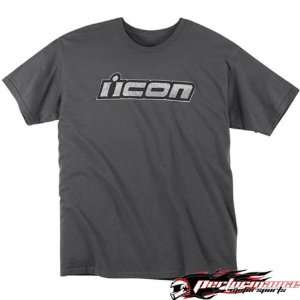  ICON CLAYMORE SLANT CHARCOAL/GRAY 2X LARGE TEE/T SHIRT 