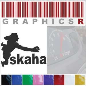  Sticker Decal Graphic   Rock Climber Skaha Guide Crag A848 