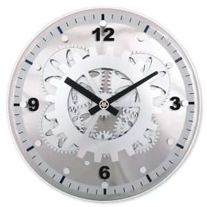  Glass Dial Round Moving gear Wall Clock Jewelry