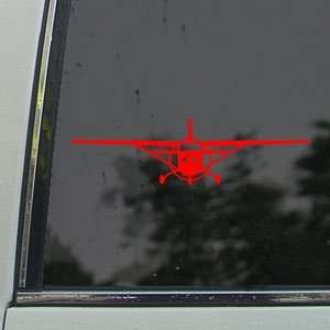 Cessna 172 Skyhawk Sky Hawk Red Decal Window Red Sticker 