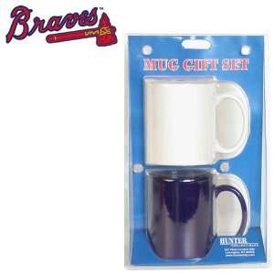  Hunter Atlanta Braves Cobalt/White Mug (2 Pack) Kitchen 