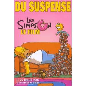  2007 The Simpsons Movie 27 x 40 inches French Style A Movie 