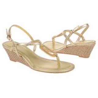  LILLY PULITZER Womens Better Than Gold Wedge Shoes