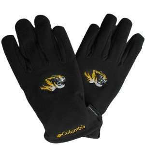 Columbia Missouri Tigers Black High Five Fleece Glove (Small/Medium)