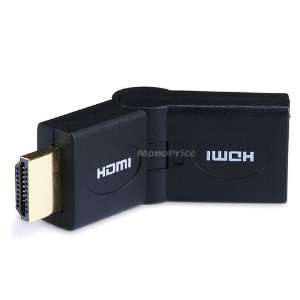  HDMI Port Saver Adapter (Male to Female)   Swiveling Type 