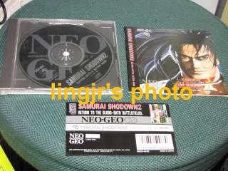 ENGLISH SNK NEO GEO AEC CD SAMURAI SHODOWN 2 CIB  