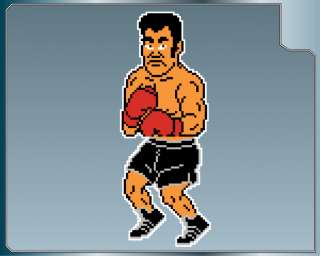 PISTON HONDA from Punch Out vinyl decal sticker NES  