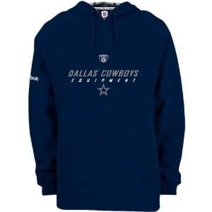  Reebok Dallas Cowboys Sideline Hooded Navy Sweatshirt 