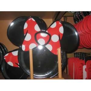  Disney Minnie Mouse Ears Icon Plastic Plate: Toys & Games