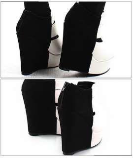 Womens Shoes Chic Platform Wedge Ankle boots booties  