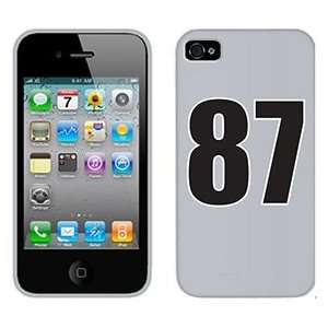  Number 87 on Verizon iPhone 4 Case by Coveroo  Players 