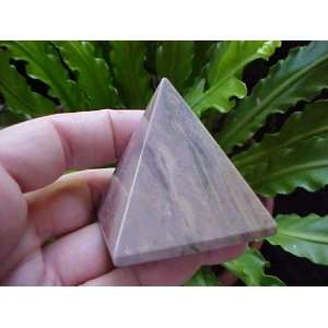    A0601 Gemqz Rhodonite Carved Pyramid Nice  