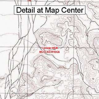  USGS Topographic Quadrangle Map   Conejo Well, California 