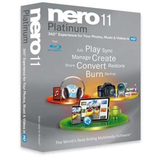 Ahead Nero 11 Platinum Full Version Sealed Retail Box AMER 12220000 