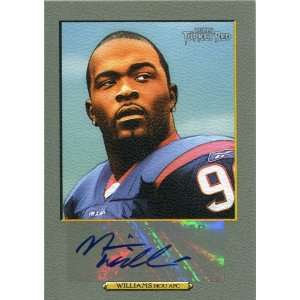 Mario Williams Autographed/Signed 2006 Topps Turkey Red 