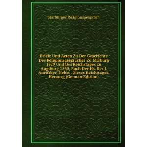   , Herausg (German Edition) Marburger ReligionsgesprÃ¤ch Books