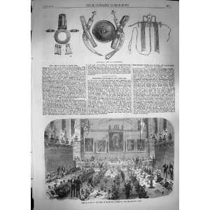  1868 Dinner Inn Court Volunteers Abyssinia Ornaments