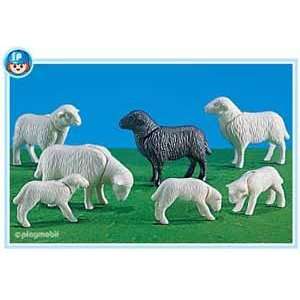  Playmobil Sheep (4) with Lambs: Toys & Games
