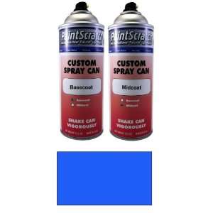 12.5 Oz. Spray Can of Long Beach Blue Pearl Tricoat Touch Up Paint for 