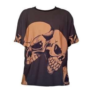  SkullSkins Evil Twins Brown XX Large Short Sleeved T Shirt 