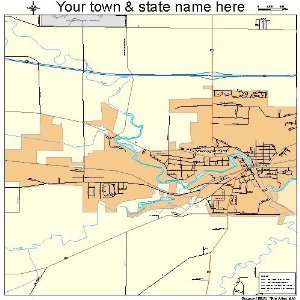  Street & Road Map of Sheboygan Falls, Wisconsin WI 