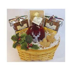 Wisconsin Holiday Wildlife Gift Basket Grocery & Gourmet Food