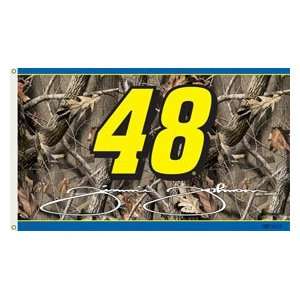  Jimmie Johnson 3x5 Double Sided Realtree Camo Flag 