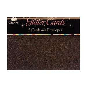  Grant Studios Glitter Cards & Envelopes 5.75X4 5/Pkg 