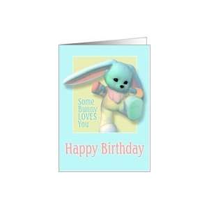  Some Bunny Loves You Birthday Card Toys & Games