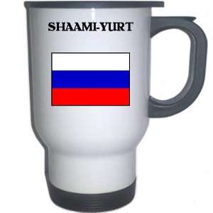  Russia   SHAAMI YURT White Stainless Steel Mug 