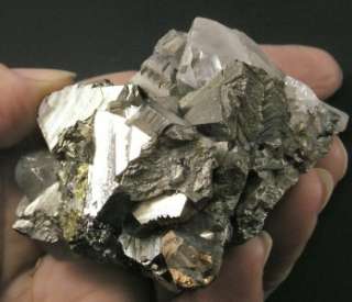 Arsenopyrite Quartz Crystal Mineral Specimen 6.3cm 283g  