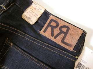   Ralph Lauren Icon Core Vintage Straight Rigid Selvedge Jeans 27  