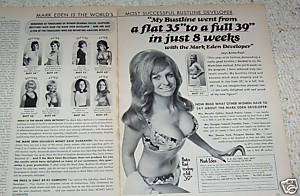1971 ad Mark Eden Bustline Developer Bust ANITA PAUL  