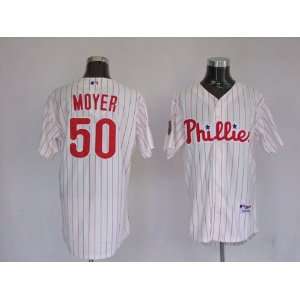  Jamie Moyer #50 Philadelphia Phillies Replica Home Jersey 