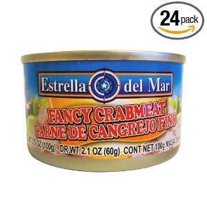 Estrella Del Mar Crabmeat, Eoc, 3.5 Ounce Cans (Pack of 24)  