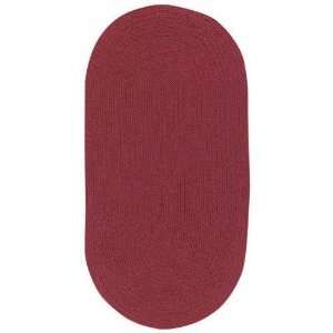  Mill Creek Burgundy Red Braided Oval Reversible Area Rug 2 
